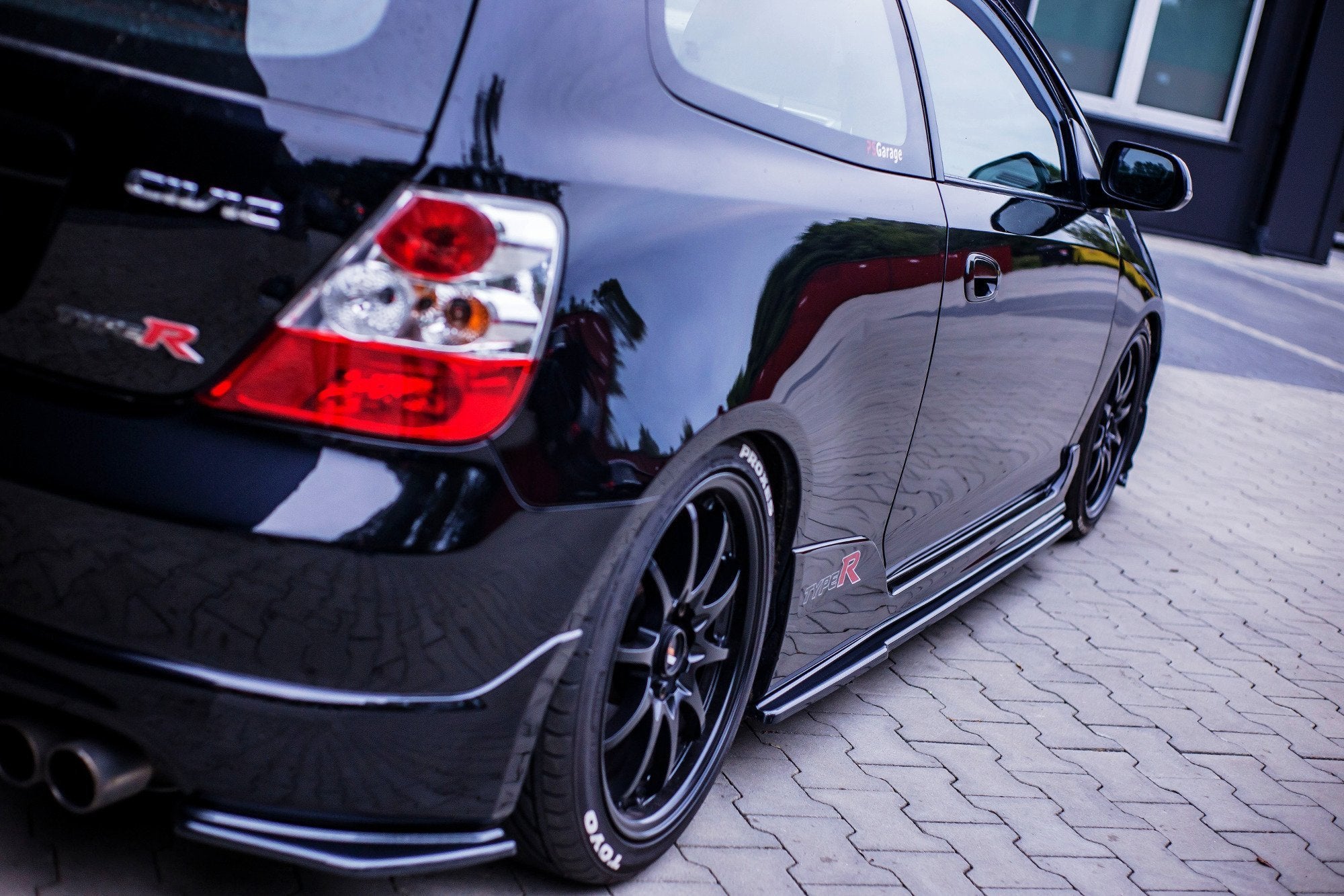 Image of Sideskirts Diffusers Honda Civic Ep3 (MK7) Type-R/S Facelif