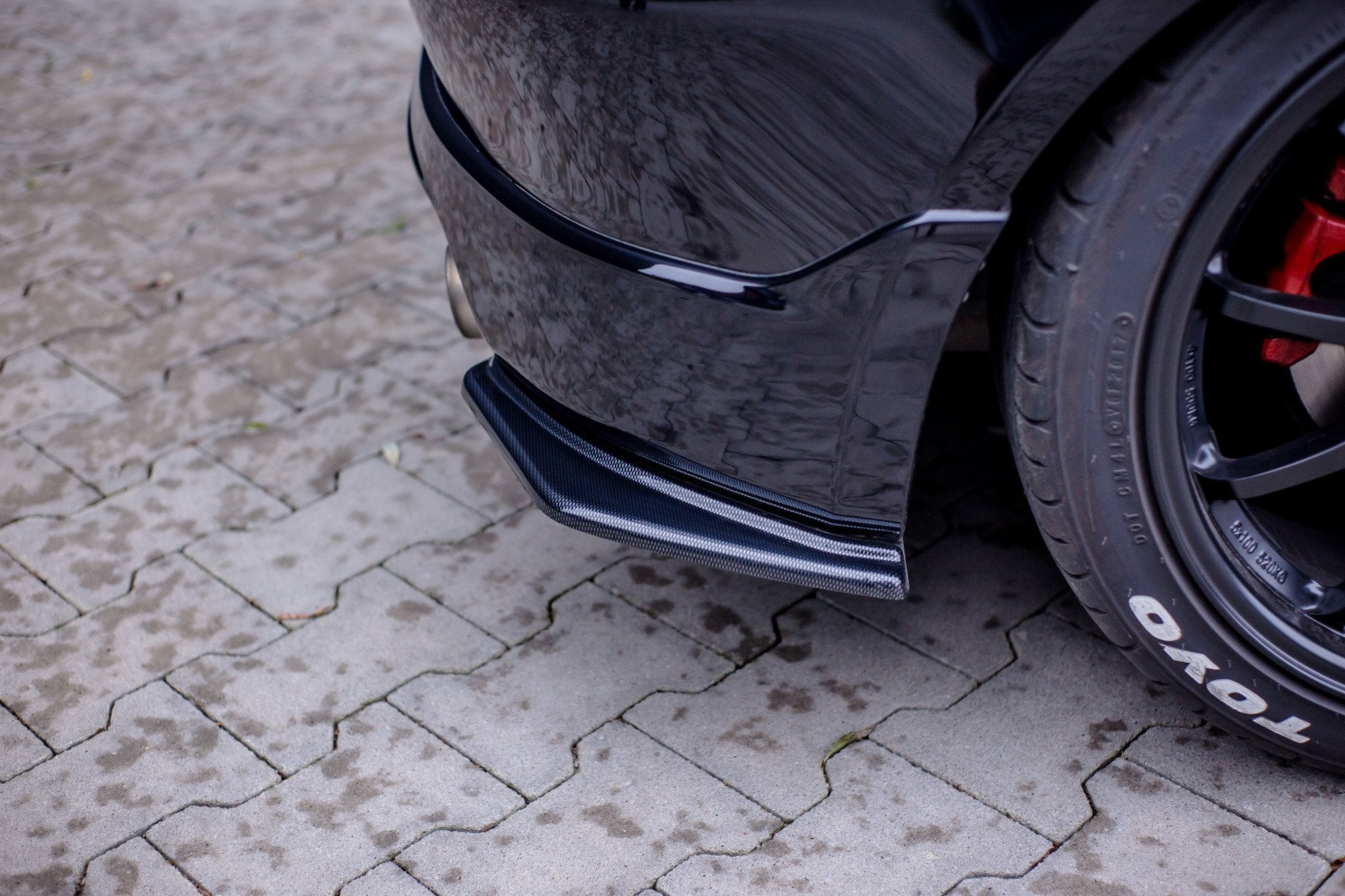 Image of Achterzijsplitters Honda Civic Ep3 (MK7) Type-R/S Facelift- V3