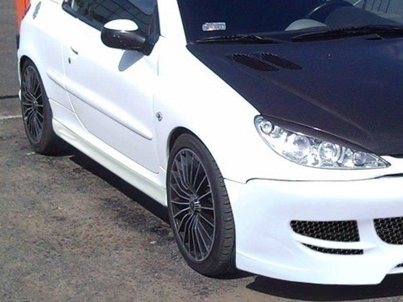 Image of Side Skirts 1 Peugeot 206 - Not Primed
