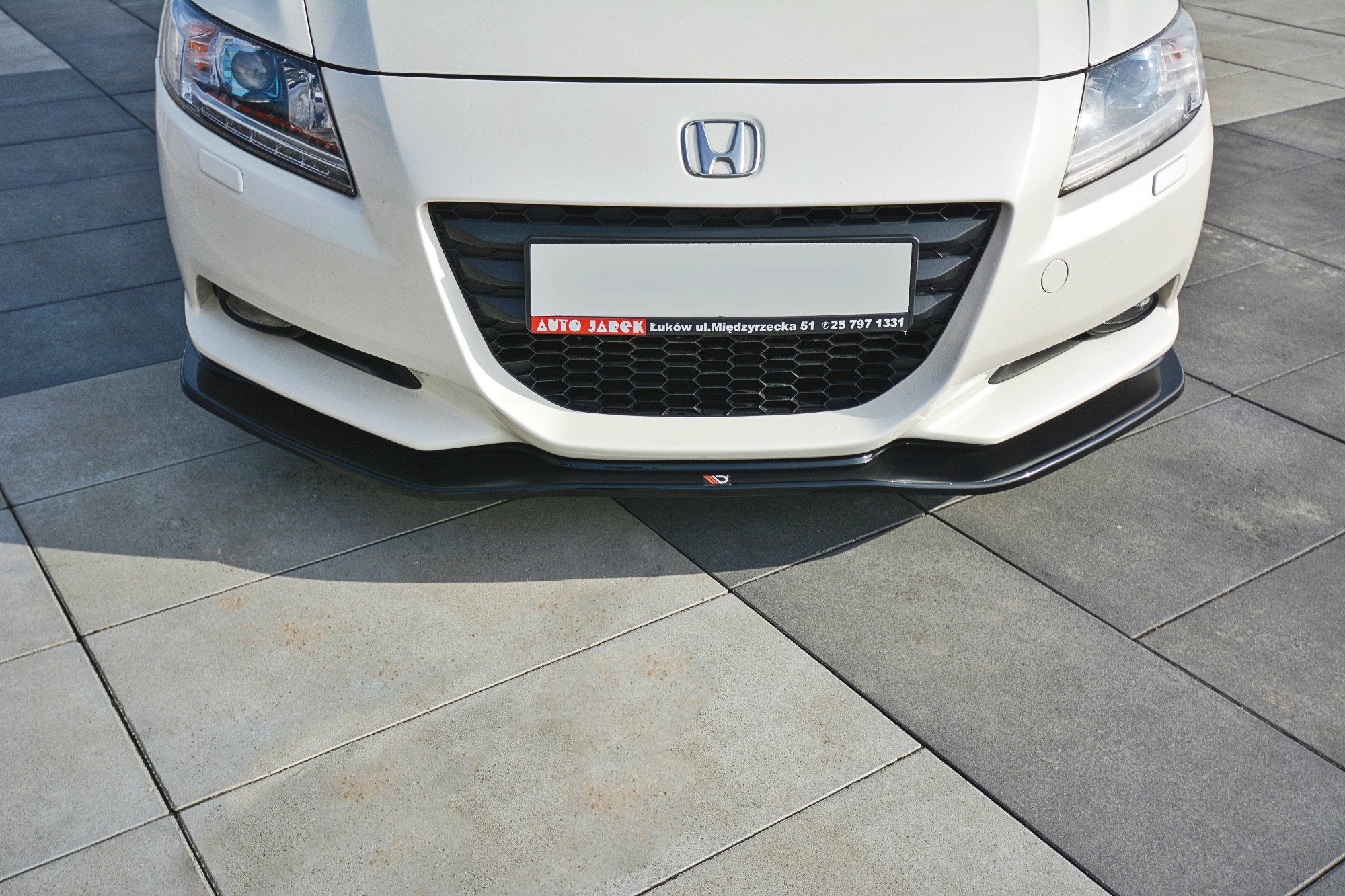 Image of Front Splitter V.1 Honda CR-Z - Gloss Black