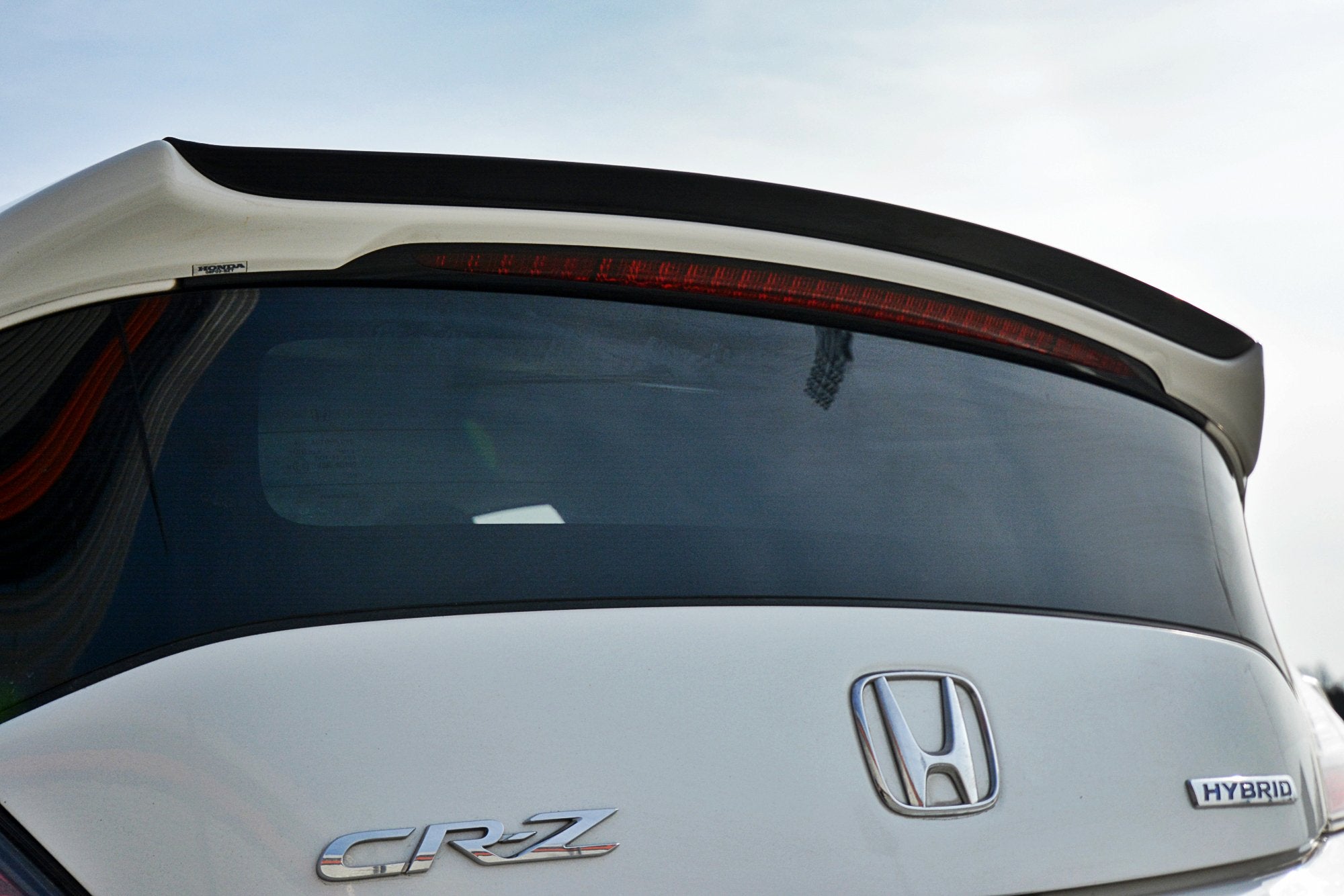 Image of Spoiler Extension Honda CR-Z - Textured