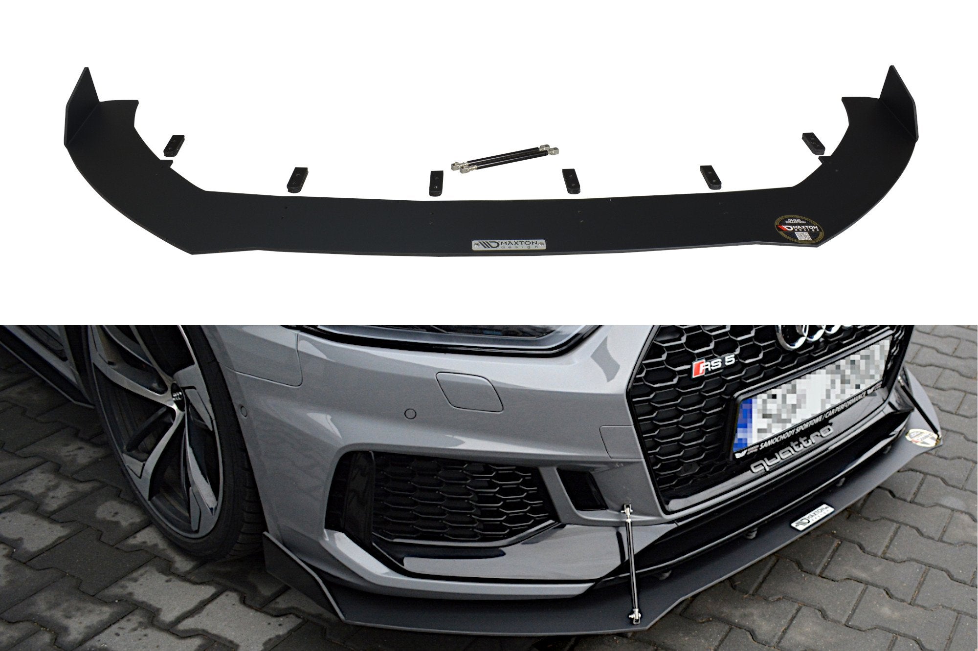 Image of Racing Front Splitter V.2 Audi RS5 F5 Coupe / Sportback