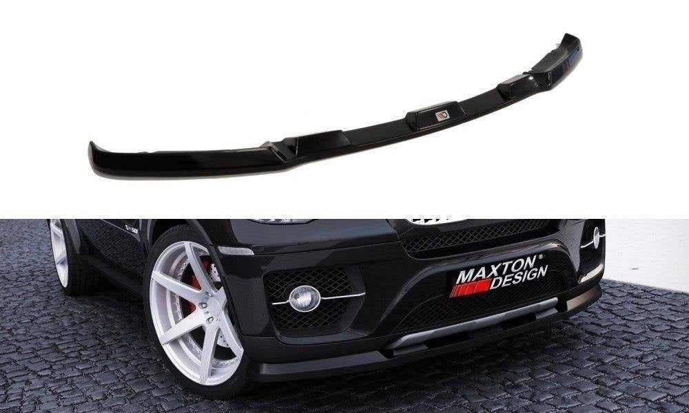 Image of Front Splitter BMW X6 - Gloss Black