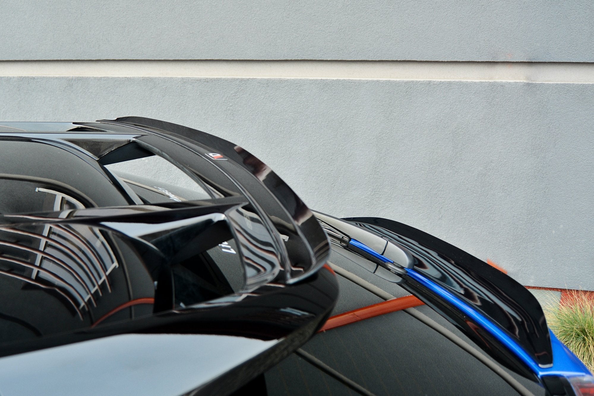 Image of Spoiler Extension V.2 Toyota C-Hr - Gloss Black