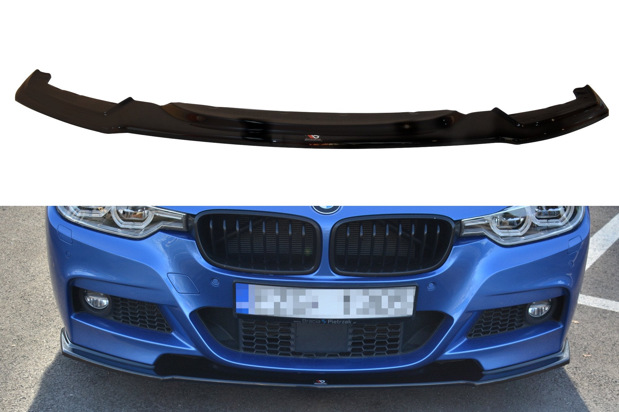 Image of Front Splitter BMW 3-Series F30 FL Sedan M-Sport-GB