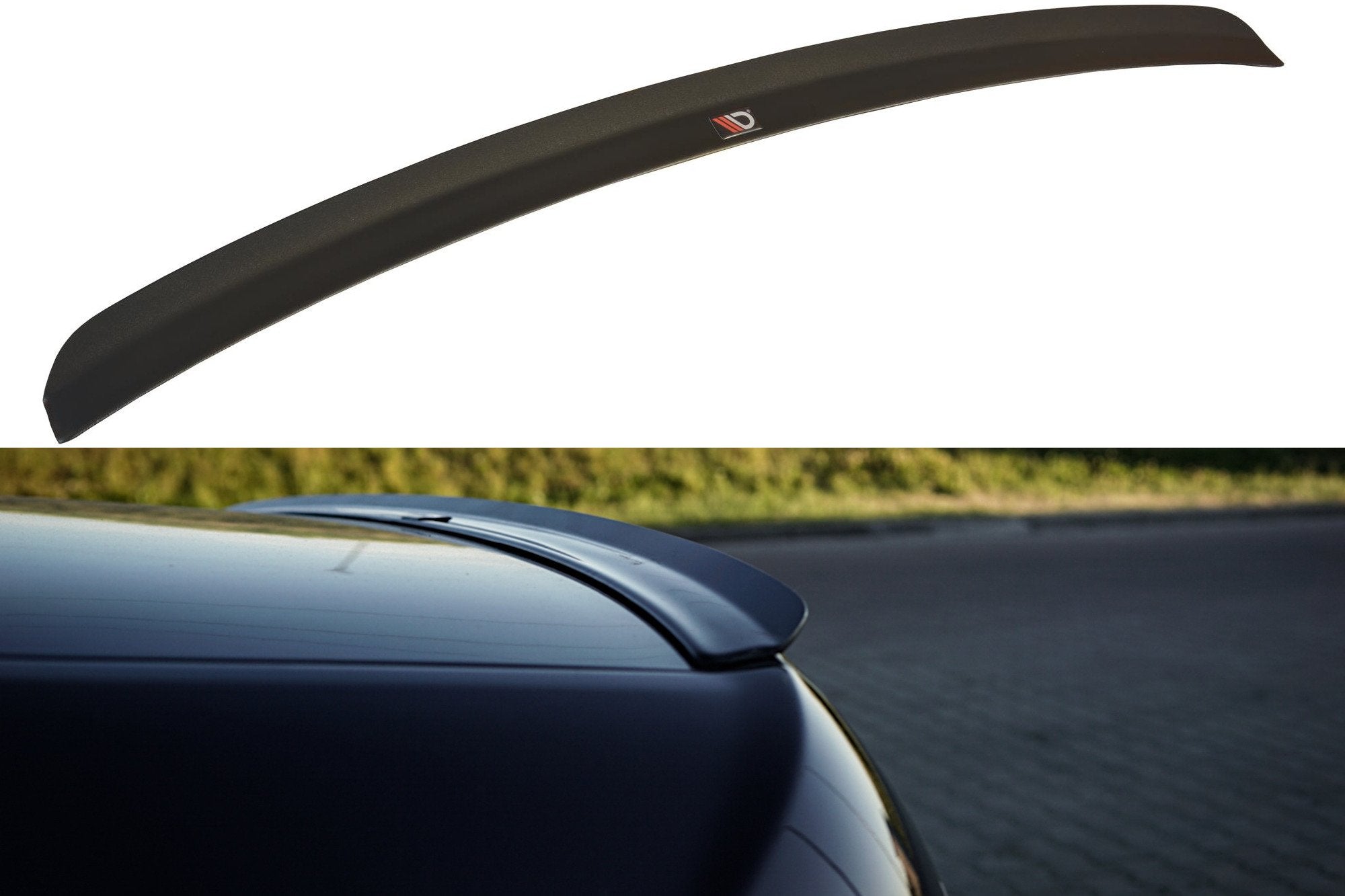 Image of Spoiler Cap Audi A6 S-Line C6 FL Sedan - Gloss Black
