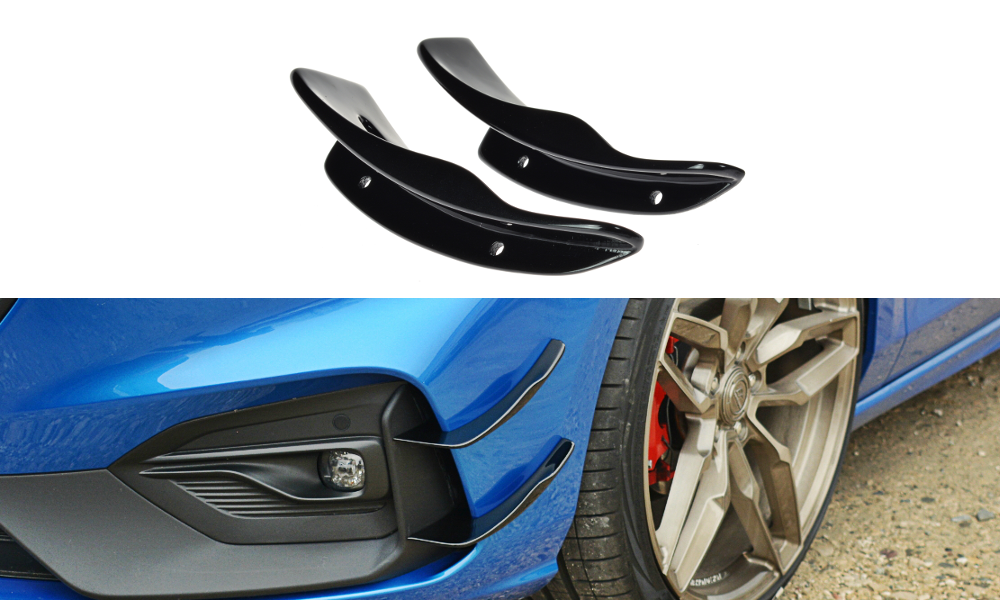 Image of Front Bumper Wings (Canards) Ford Focus ST / ST-Line MK4