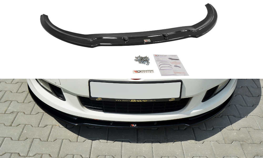 Image of Front Splitter Fiat Bravo MK 2 Sport - Gloss Black