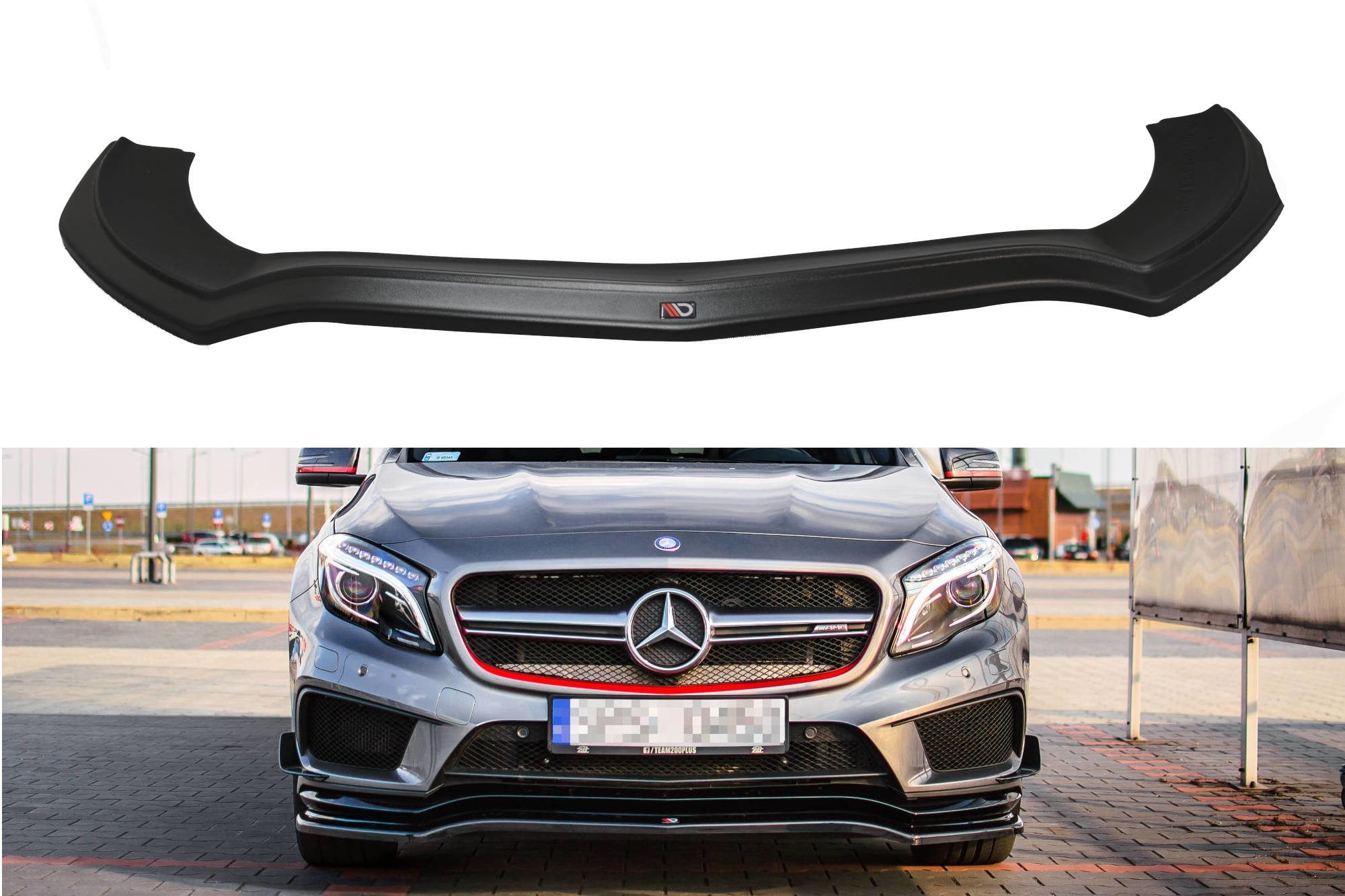 Image of Front Splitter Mercedes-Benz Gla 45 AMG Suv (X156) Preface-G