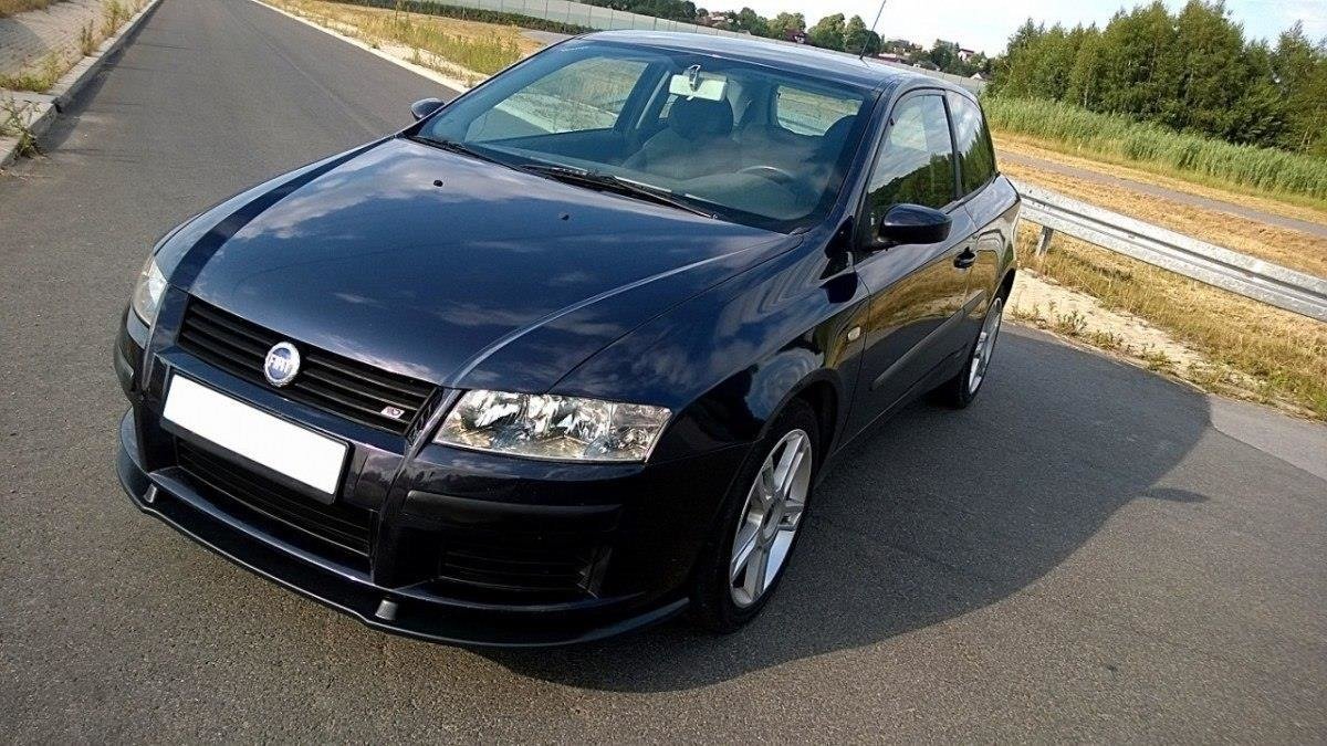 Image of Front Splitter Fiat Stilo 3 Door - Gloss Black
