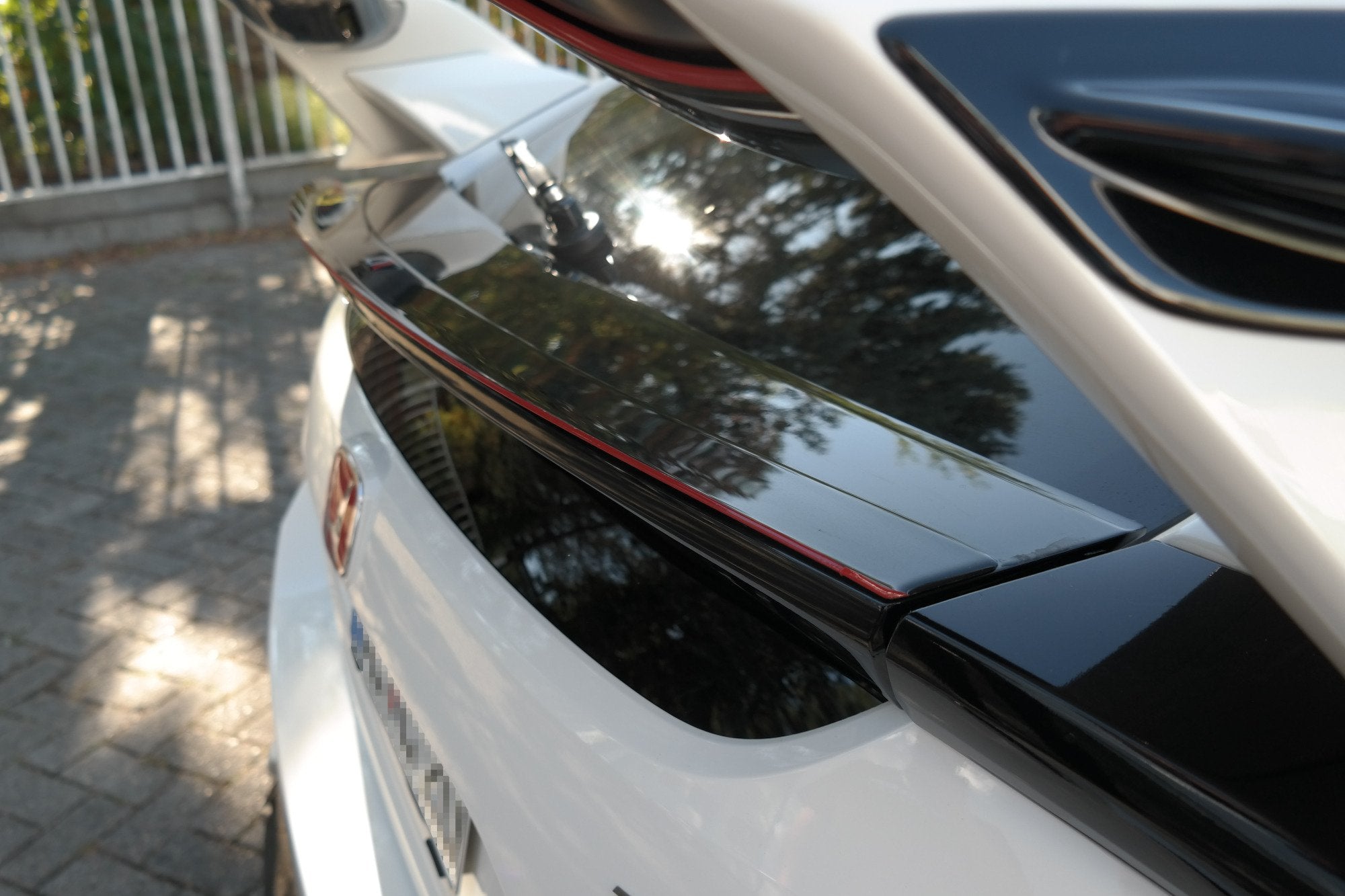 Image of Onderspoilerverlenging V.3 Honda Civic X Type R - Structuur
