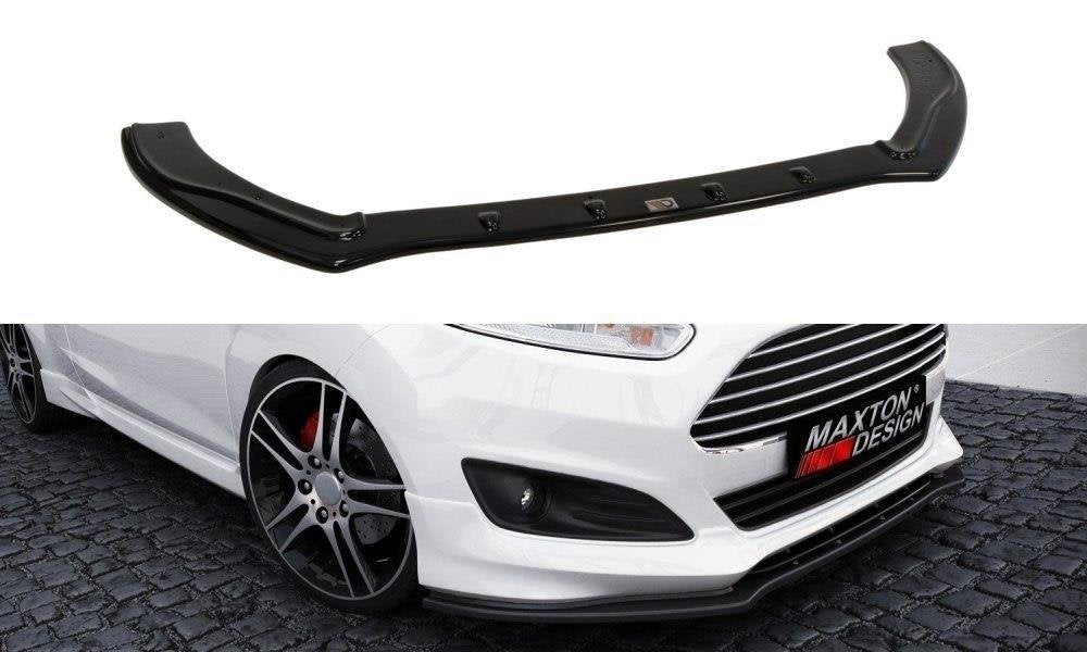Image of Front Splitter Ford Fiesta ST-Line MK7 FL - Gloss Black