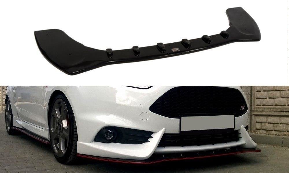 Image of Splitter Ford Fiesta ST MK7 FL (Fit Maxton Design Bumper)-GB