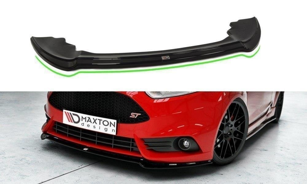 Image of Front Splitter V.3 Ford Fiesta ST MK7 FL - Gloss Black