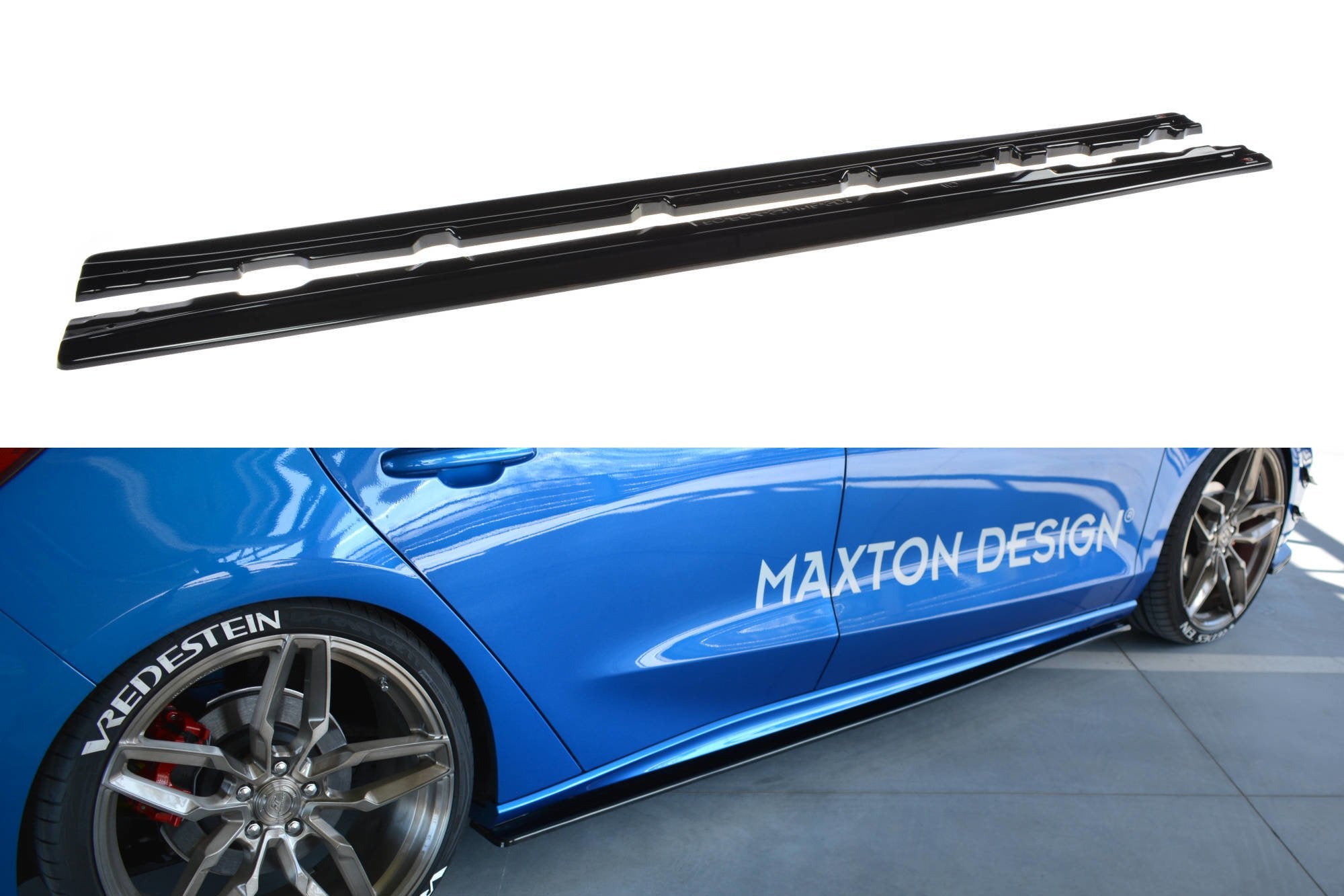 Image of Side Skirts Diffusers Ford Focus ST / ST-Line MK4-GB