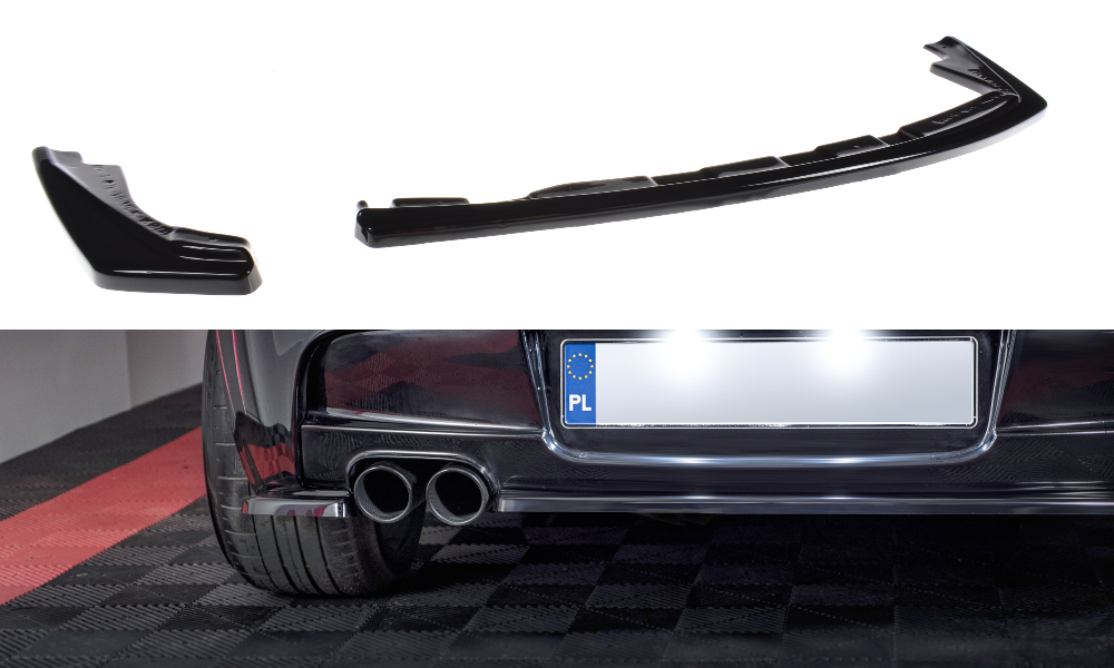 Central Rear Splitter For BMW 1 E81/ E87 M-Pack Facelift -GB V1