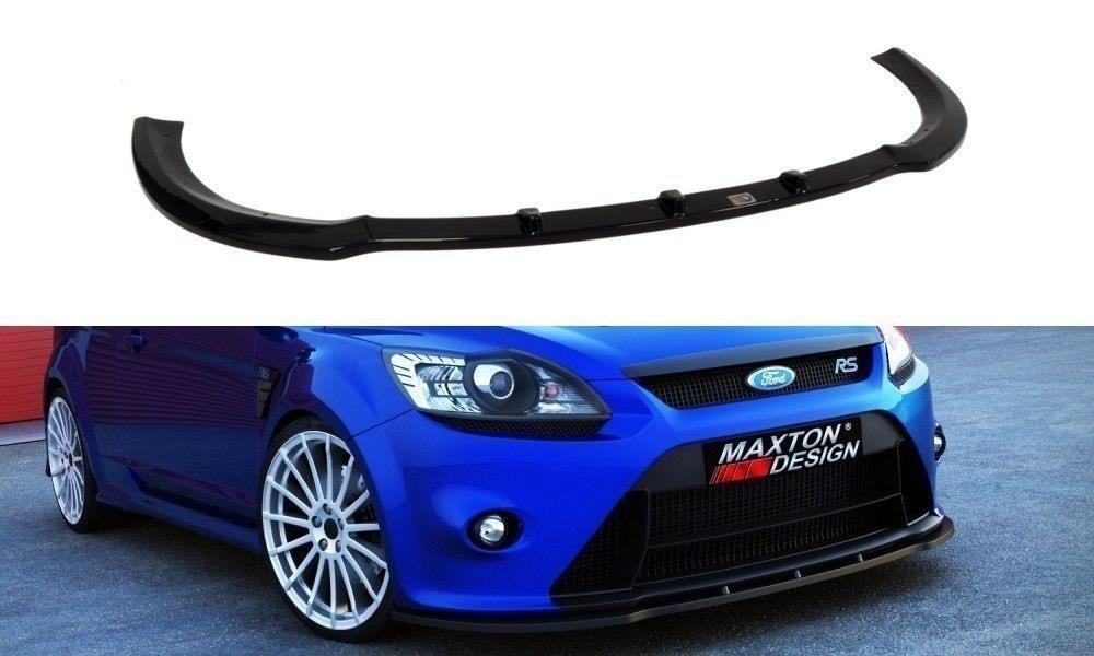 Image of Front Splitter V.1 Ford Focus RS MK2 - Gloss Black