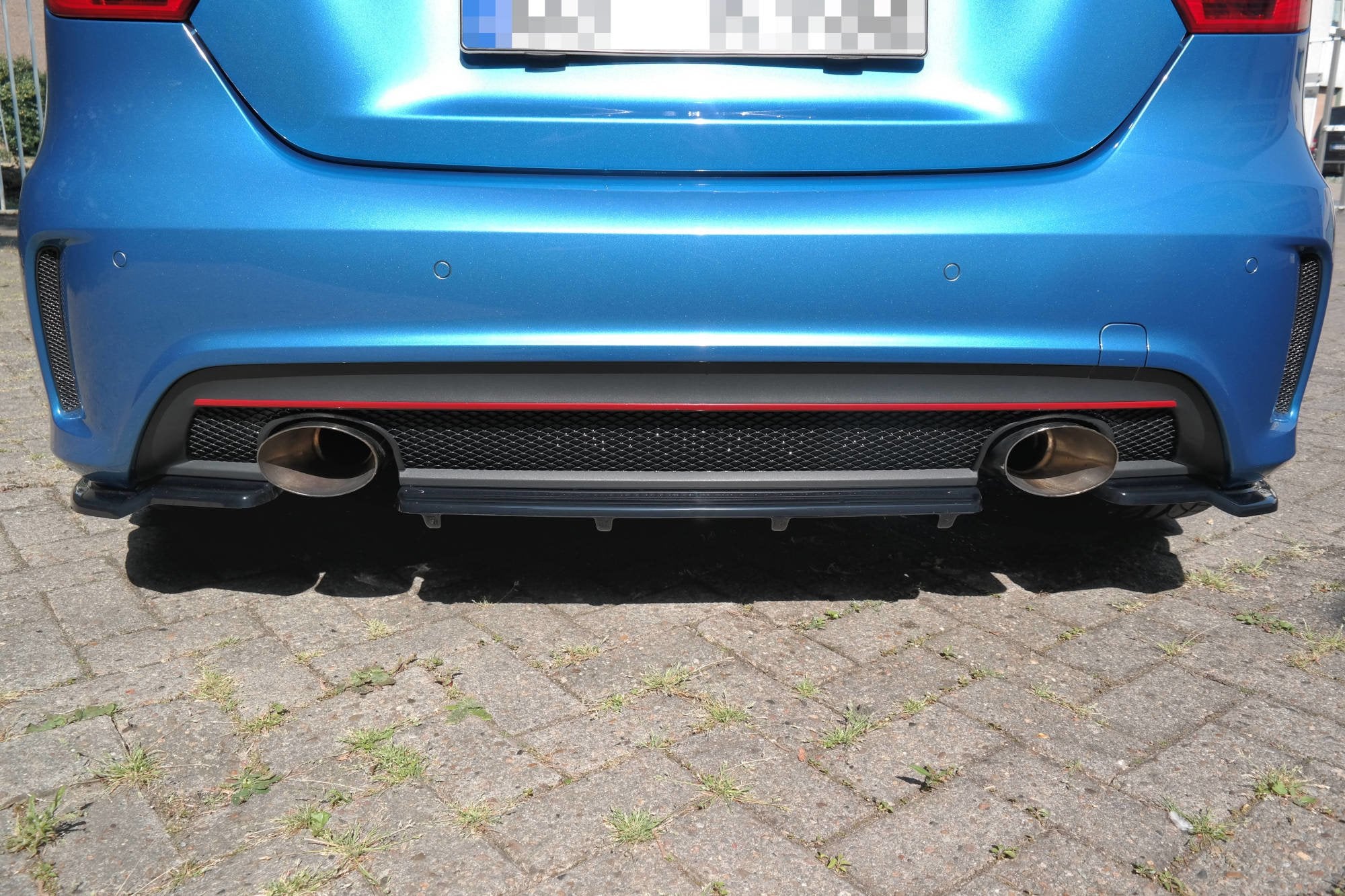 Image of Central Rear Splitter Mercedes-Benz W176 AMG-Line Preface-GB V1