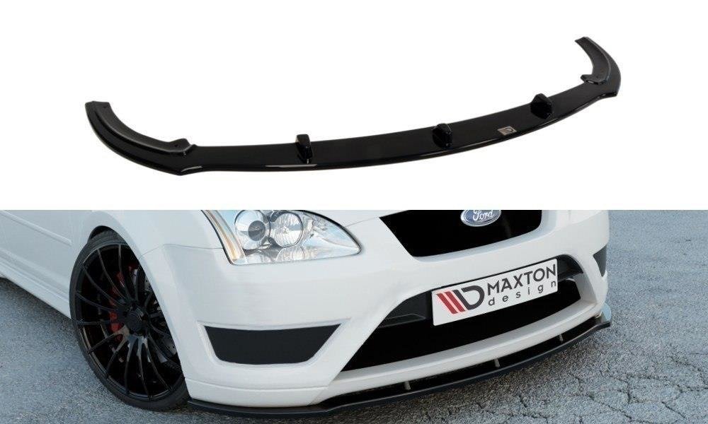Image of Front Splitter V.1 Ford Focus ST MK2 - Gloss Black