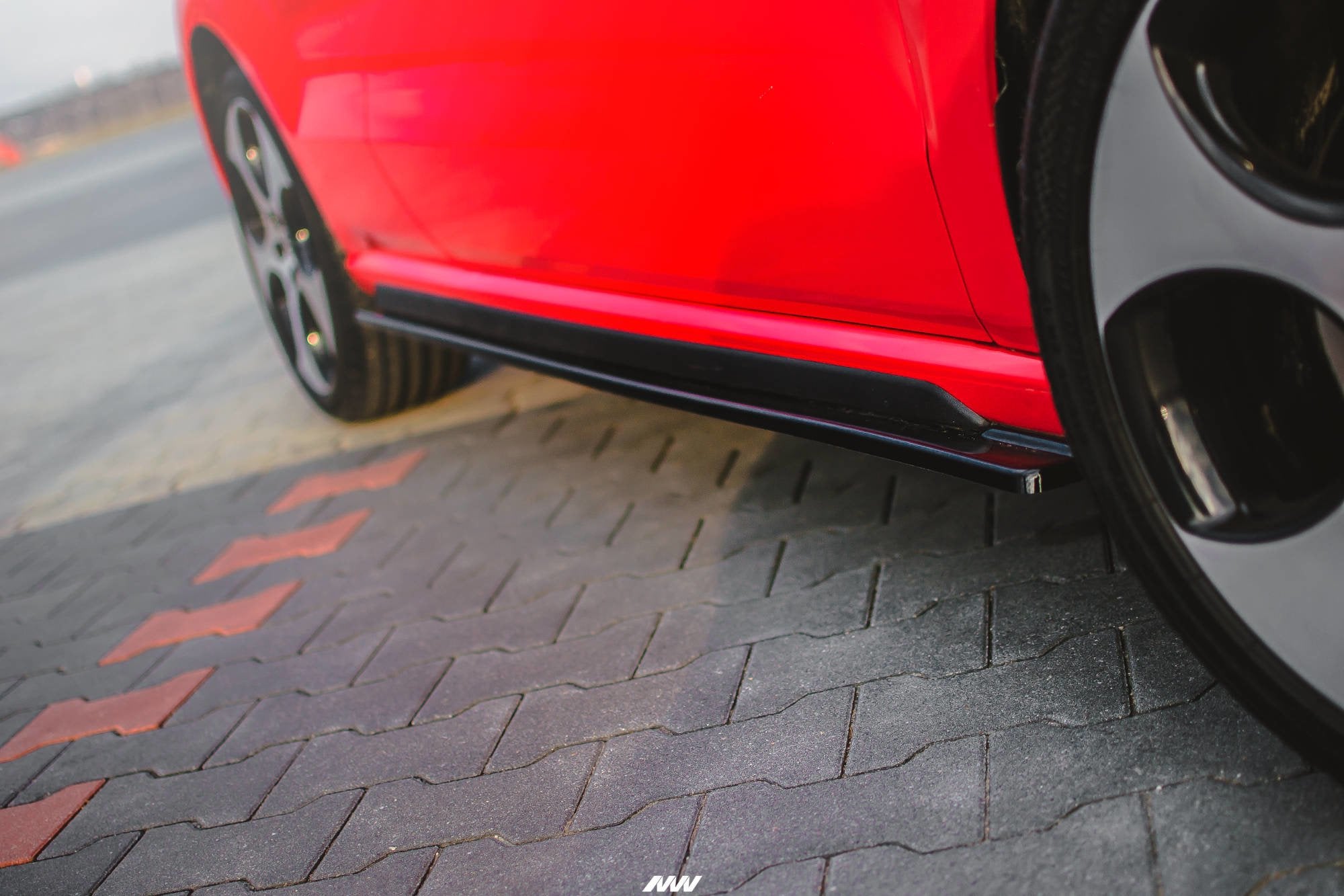 Image of Side Skirts Diffusers Volkswagen Polo MK5 GTi 6R Preface-GB