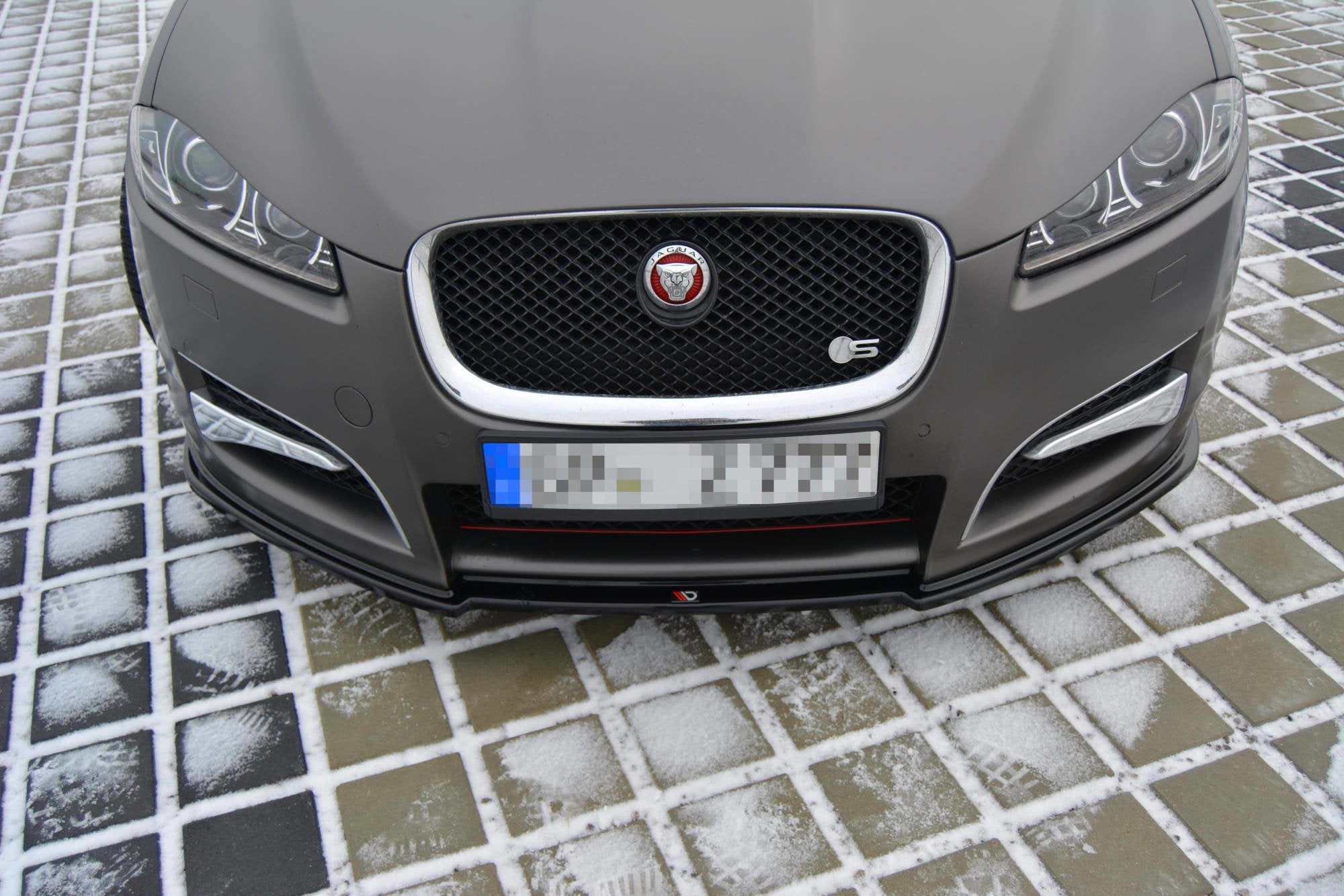Image of Front Splitter Jaguar XF (X250) MK1 Sportbrake S-Pack-GB