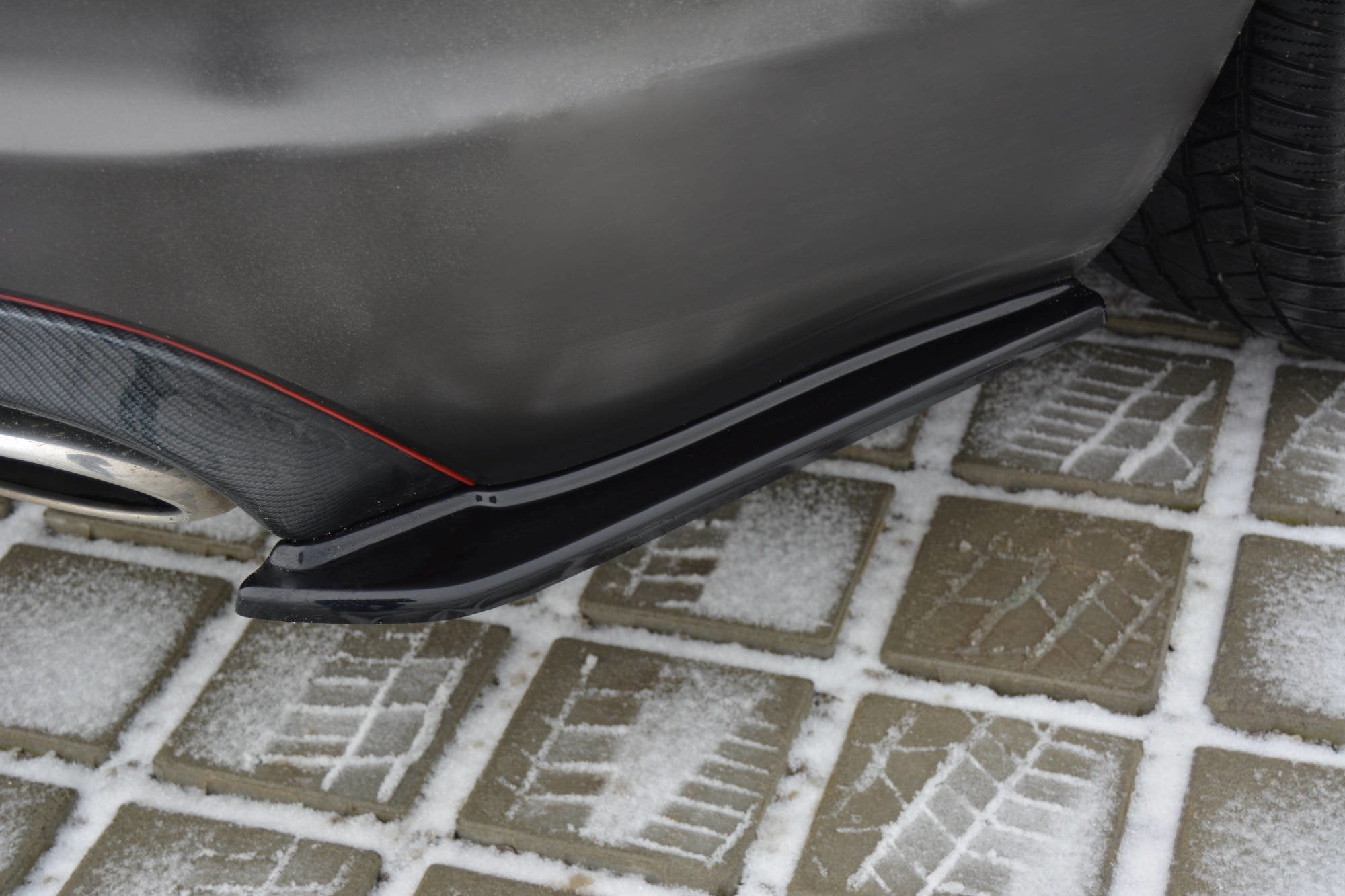 Image of Rear Side Splitters Jaguar XF (X250) MK1 Sportbrake S-Pack-G