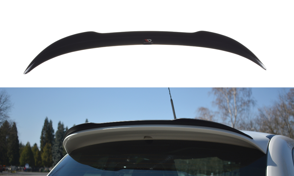 Image of Spoiler Extension Fiat 500 Abarth MK1 - Gloss Black