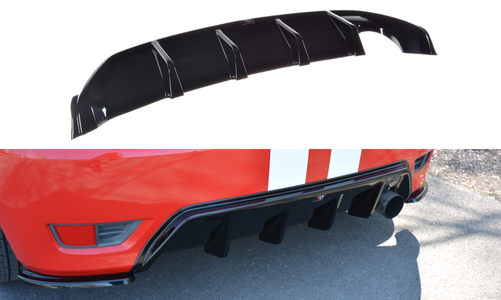 Image of Rear Valance Ford Fiesta ST MK6 - Gloss Black