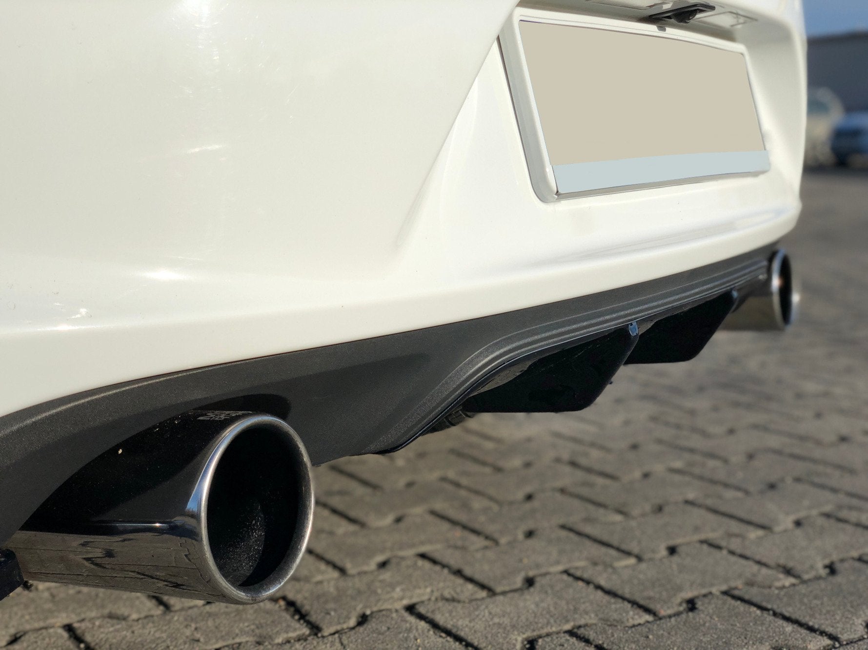 Image of Rear Valance Ford Opel Astra K OPC-Line - Gloss Black