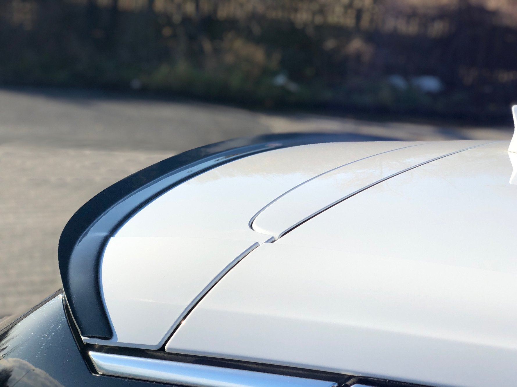 Image of Spoiler Extension Opel Astra K OPC-Line - Textured