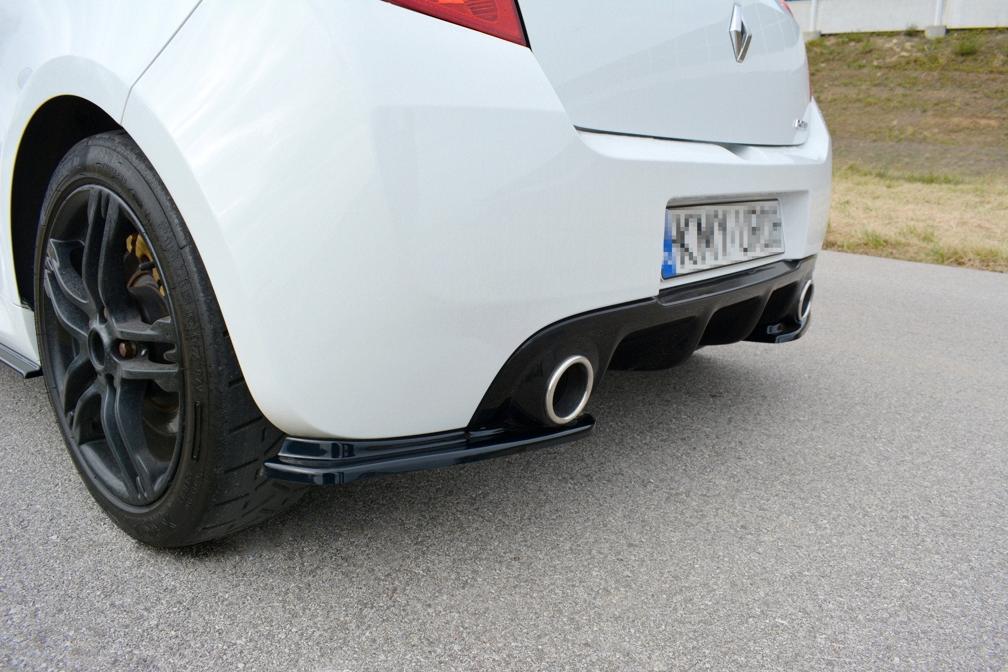 Image of Rear Side Splitters Renault Clio MK3 RS Facelift-GB