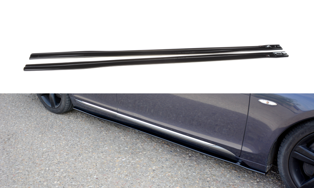 Image of Side Skirts Diffusers Lexus GS MK.3 - Gloss Black