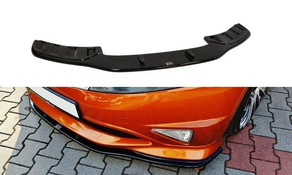 Image of Voorsplitter Honda Civic VIII Type S/R - Glanzend Zwart