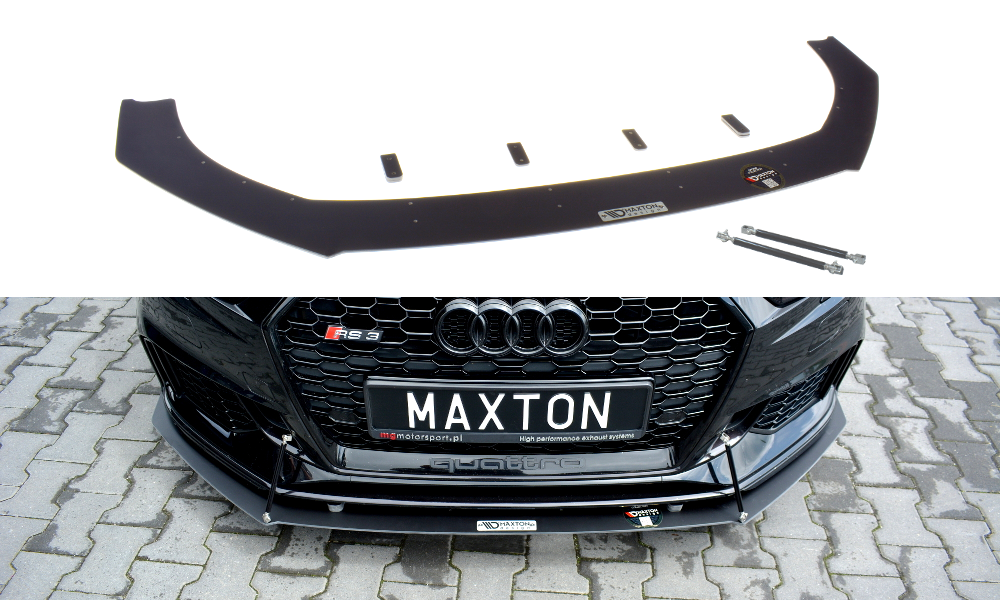 Image of Front Racing Splitter V.1 Audi RS3 8V FL Sportback V1