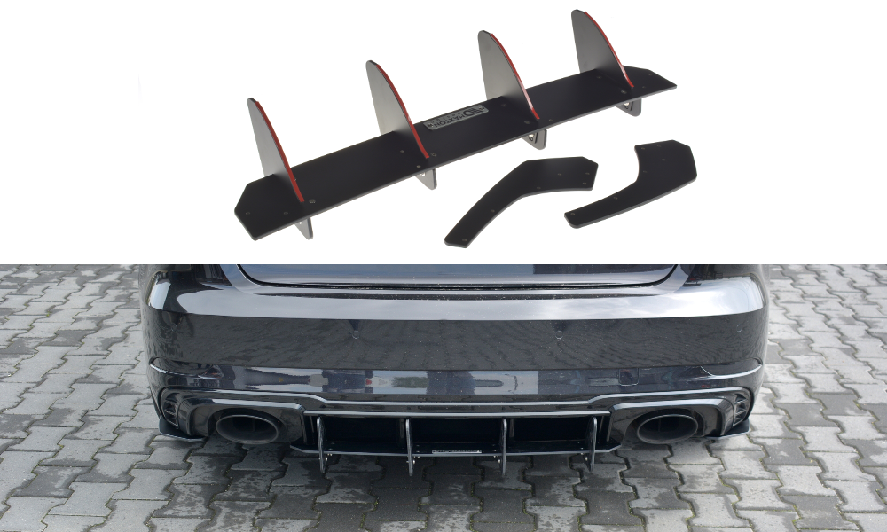 Image of Rear Diffuser V.1 Audi RS3 8V FL Sportback
