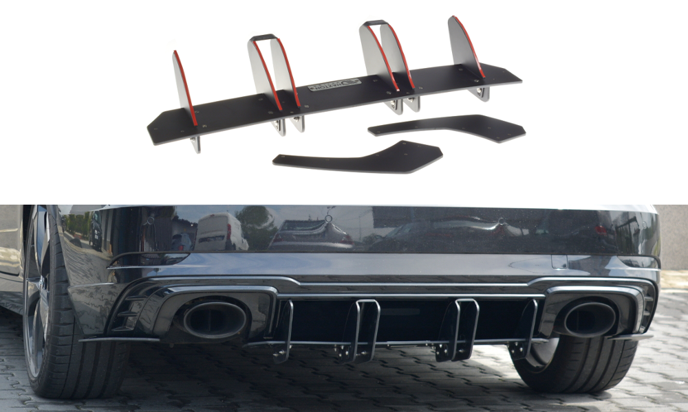 Image of Rear Diffuser V.2 Audi RS3 8V FL Sportback