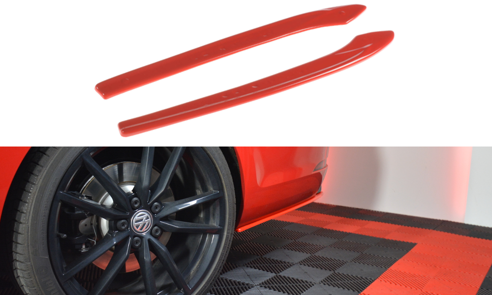 Image of Rear Side Splitters V.2 VW Golf 7 R Variant Facelift -CL
