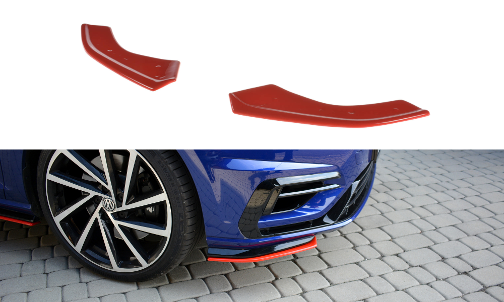 Image of Front Splitter V.8 VW Golf 7 R / R-Line Facelift-GB