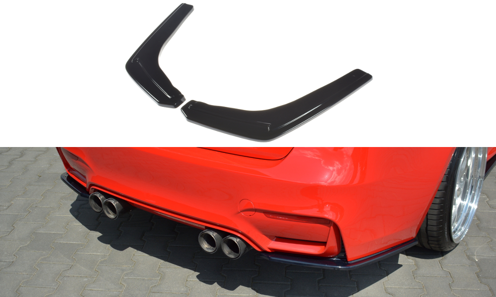 Image of Achterzijsplitters V.1 BMW M3 F80 - Structuur