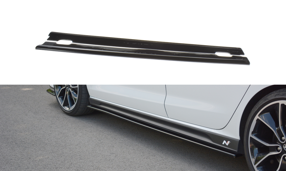 Image of Side Skirts Diffusers V.1 Hyundai I30 N MK3 HB/Fastback-GB