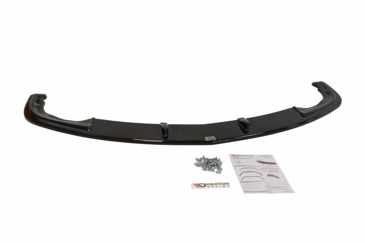 Image of Front Splitter V.2 Mazda 3 MK2 MPS - Gloss Black