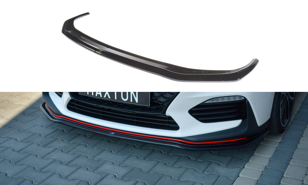 Image of Front Splitter V.2 Hyundai I30 N MK3 Hatchback / Fastback-GB