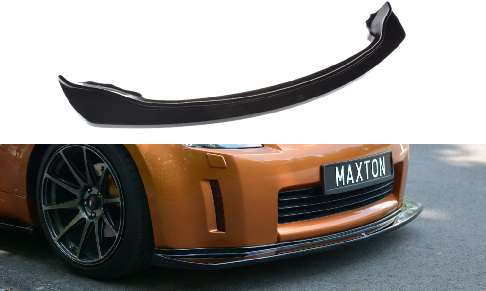 Image of Front Splitter Nissan 350Z - Gloss Black