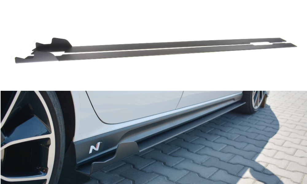 Image of Racing Side Skirts Diffusers Hyundai I30 MK3 N