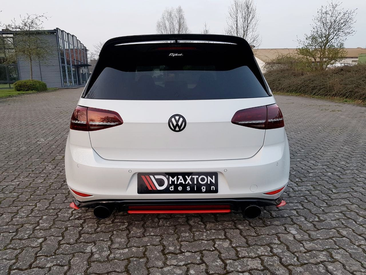 Image of Centrale achtersplitter VW Golf MK7 GTi Clubsport-GB