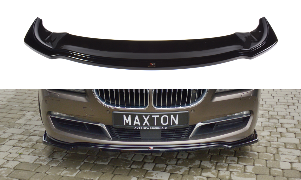 Image of Front Splitter BMW 6 Gran CoupÃ© - Gloss Black