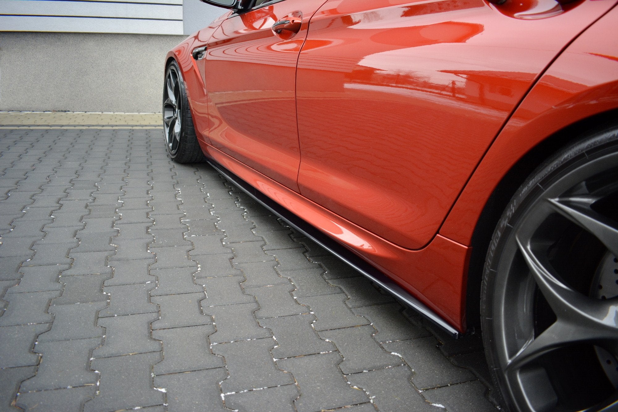 Image of Side Skirts Diffusers BMW M6 Gran CoupÃ© - Gloss Black