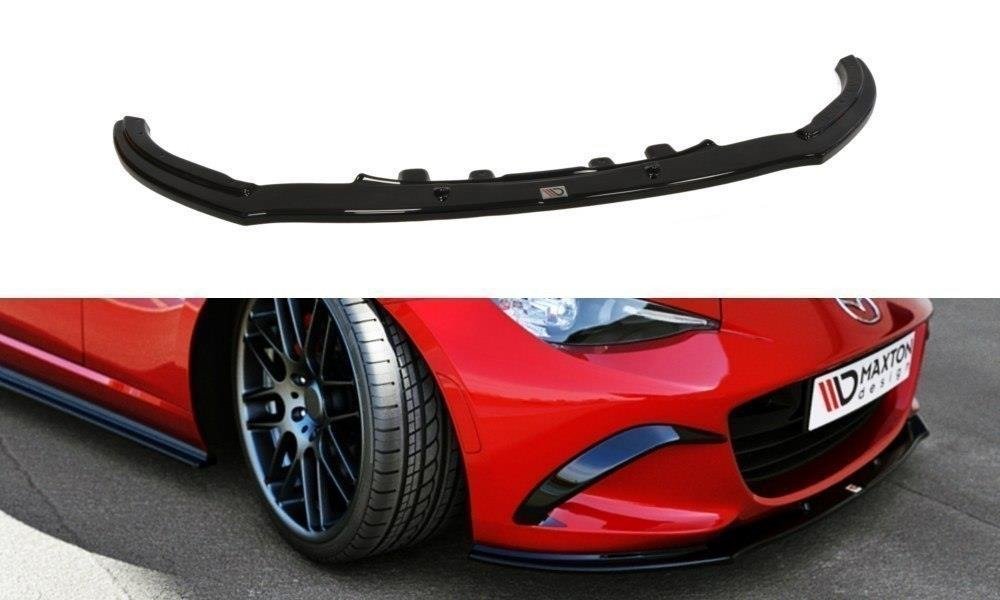 Image of Front Splitter V.1 Mazda Mx-5 Iv - Gloss Black