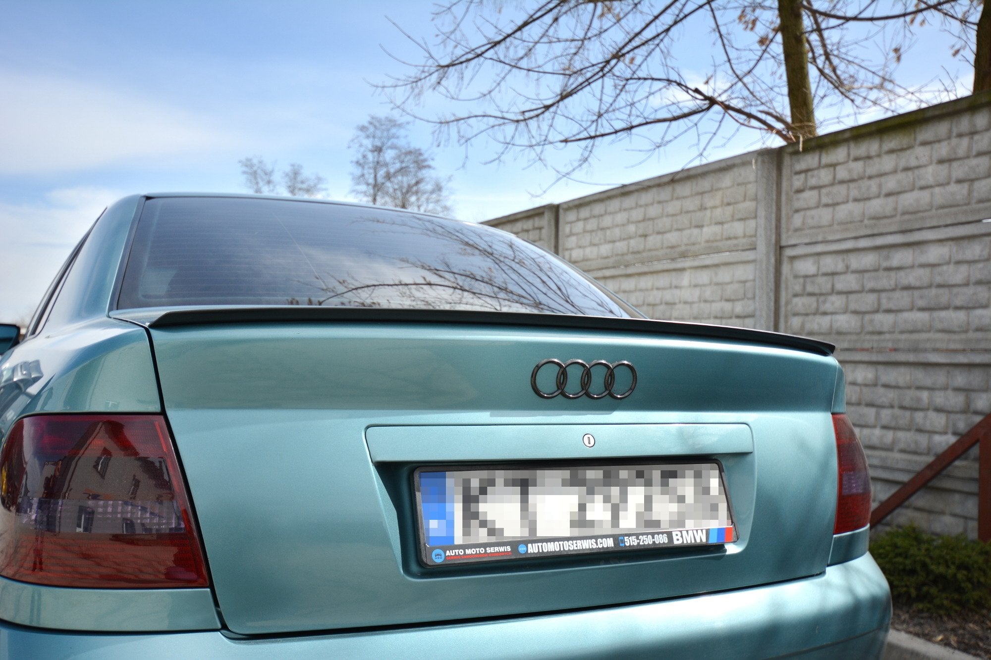 Image of Spoiler Cap Audi A4 / S4 B5 Sedan - Textured