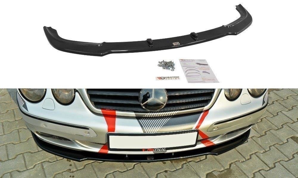 Image of Front Splitter Mercedes Cl-CLass C215 - Gloss Black